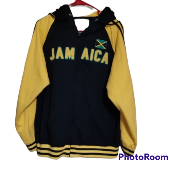 TBL Sport Other - Jamaica zip hoodie black and yellow size large